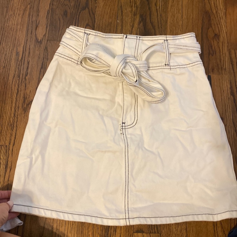 Revolve White and Black skirt